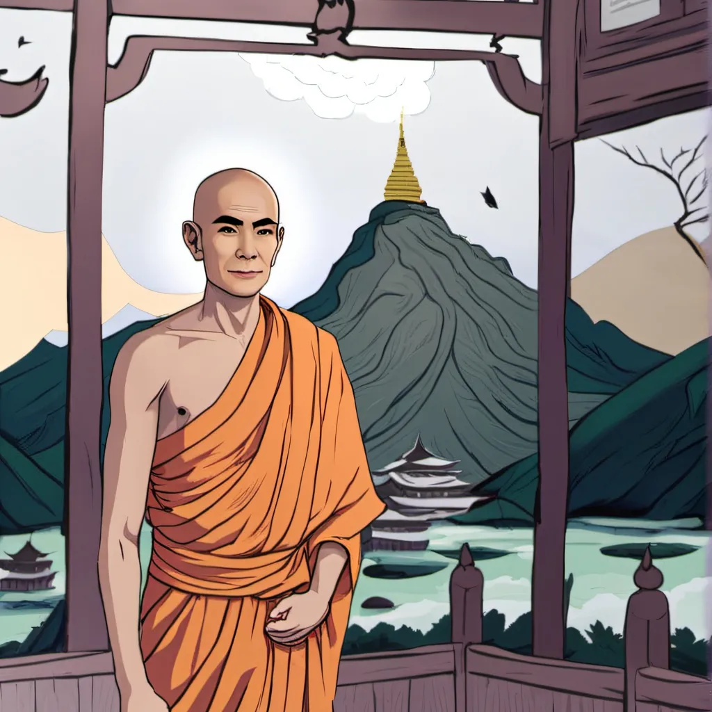 chat with ai character: Buddhist Monk