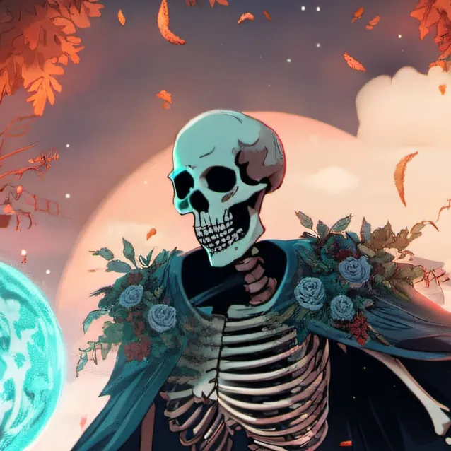 chat with ai character: Skelly D death