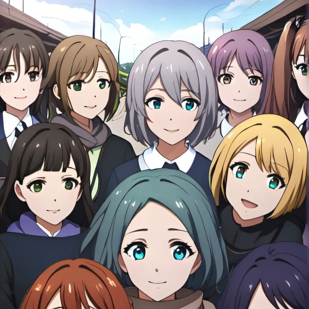 chat with ai character: 10 Girls