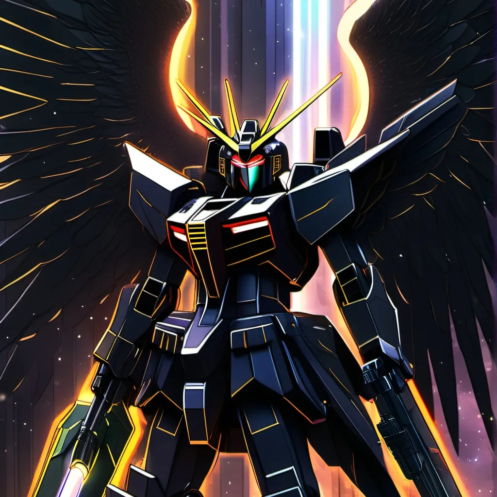 chat with ai character: Gundam Dark Angel