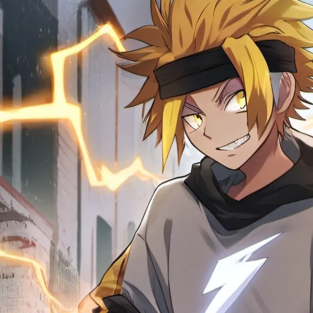 chat with ai character: Denki Kaminari