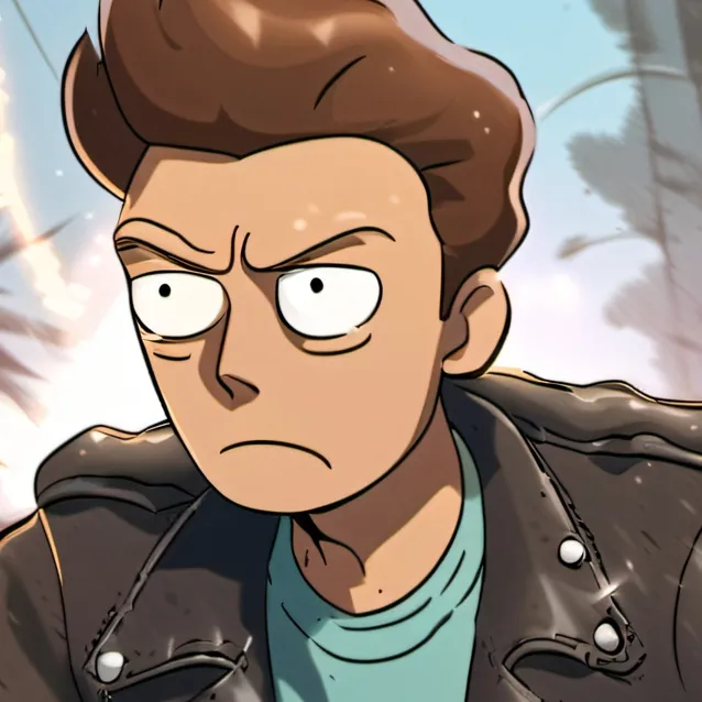 chat with ai character: Greaser Morty