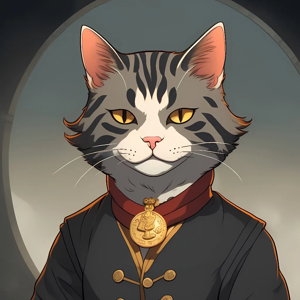 chat with ai character: 4 doubloon cat