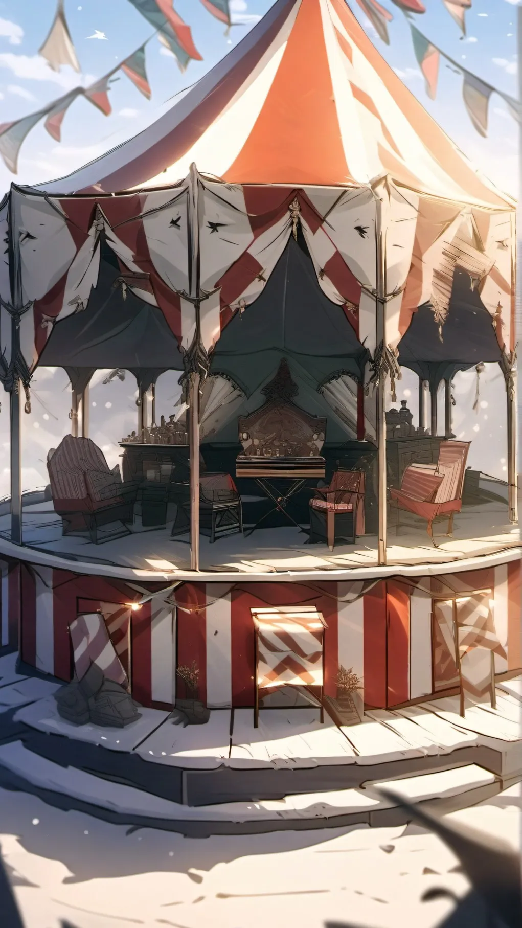 ai character: Dandys world AU!!! background