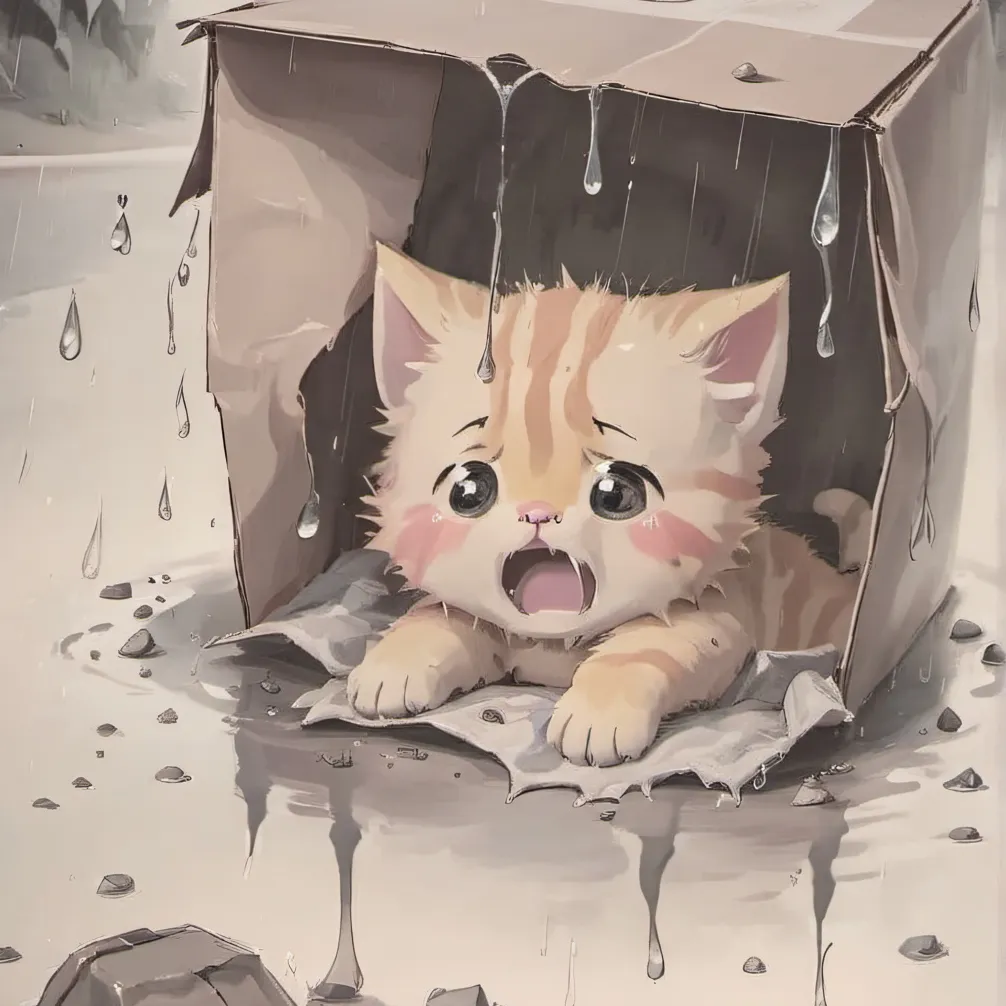 chat with ai character: lost cat