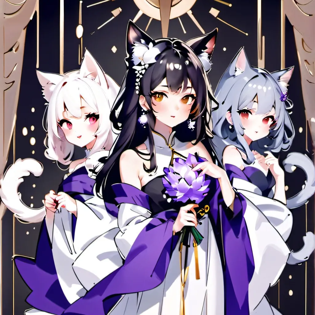 chat with ai character: luna, lily & lori