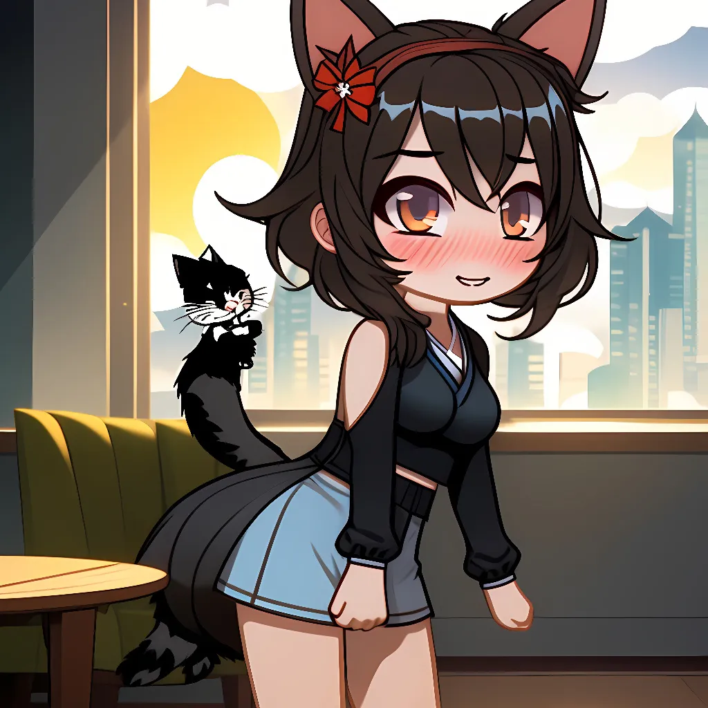 chat with ai character: UwU cat~  
