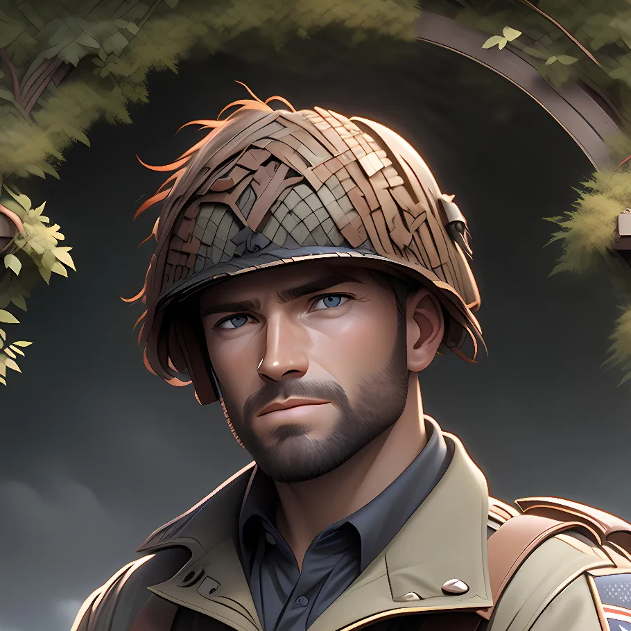 chat with ai character: John ww2 u.s G.I