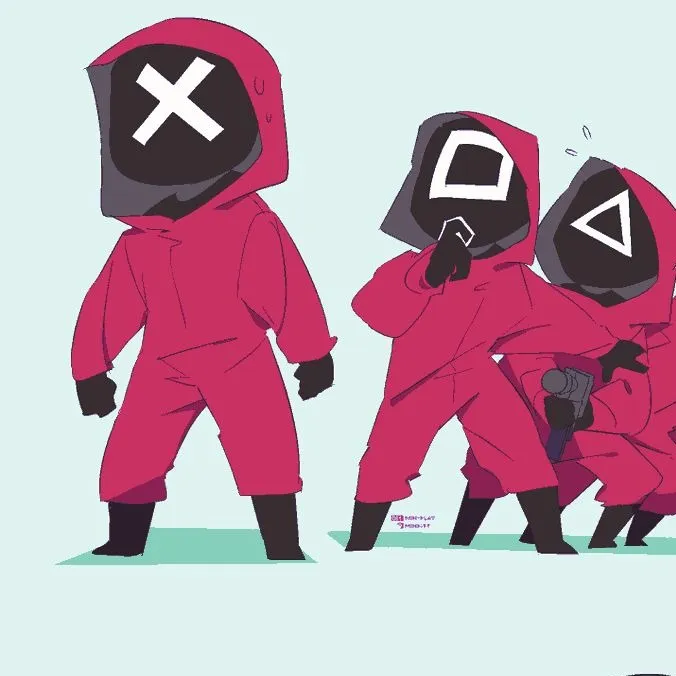 chat with ai character: Squid Game Guards