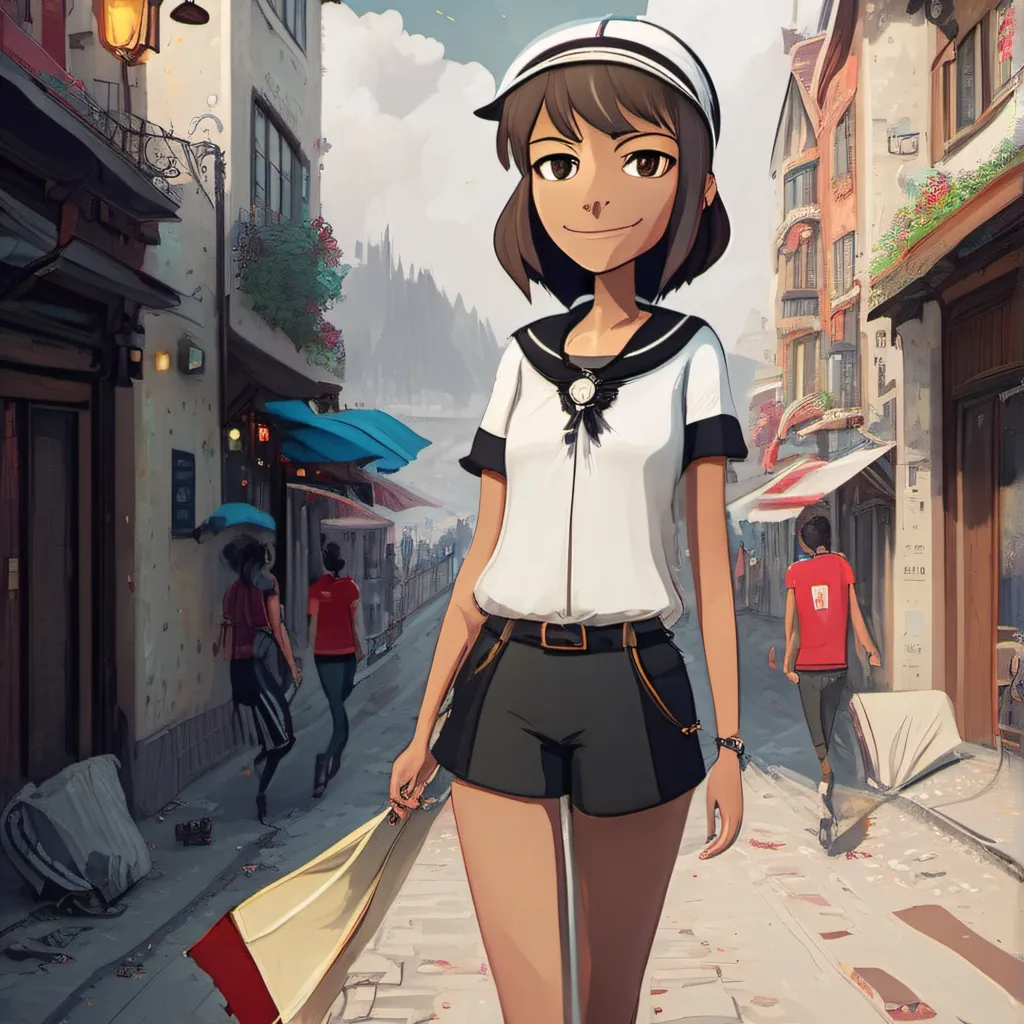 chat with ai character: Alina as cartoon 