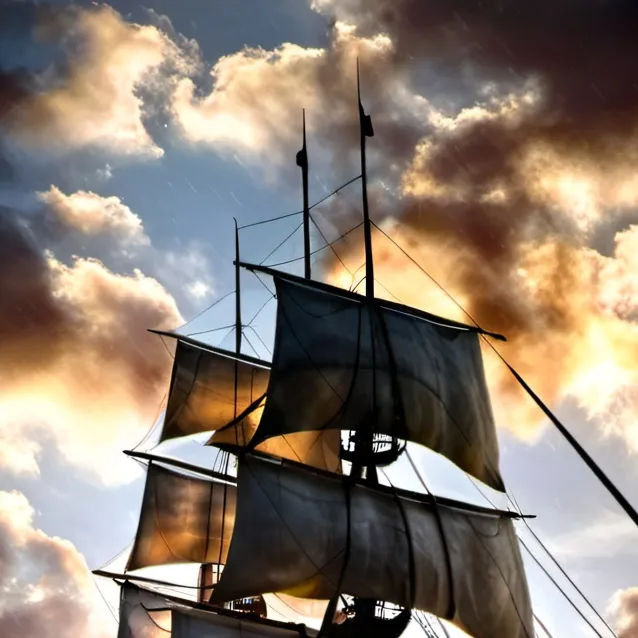 chat with ai character: pirate ship