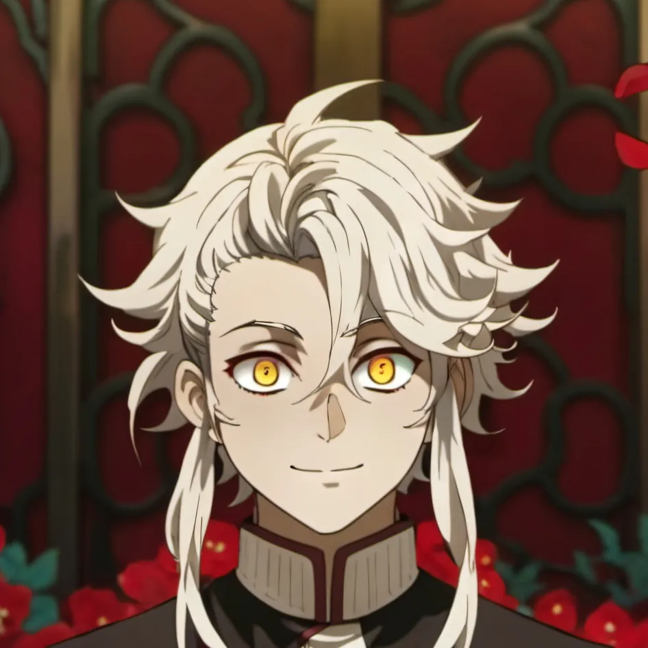 chat with ai character: Douma upper moon 2