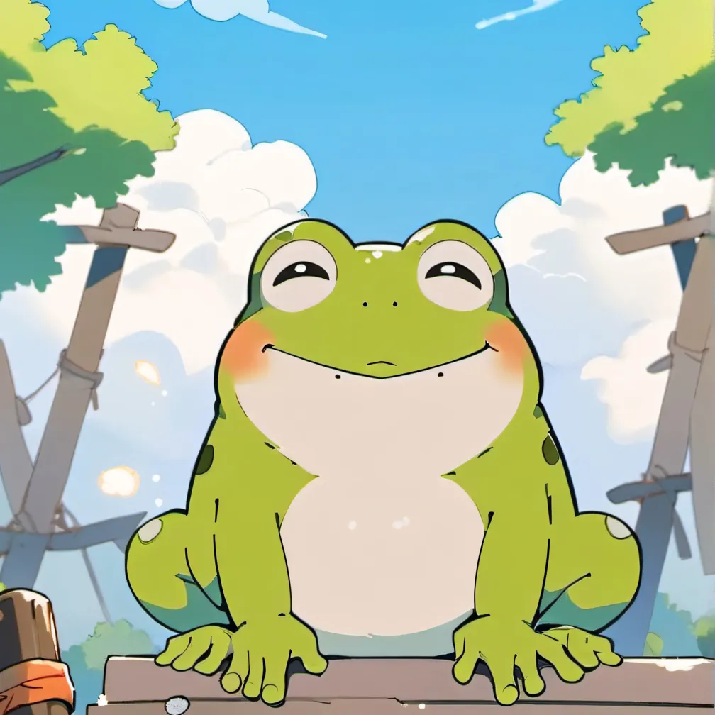 chat with ai character: LE THE FROG