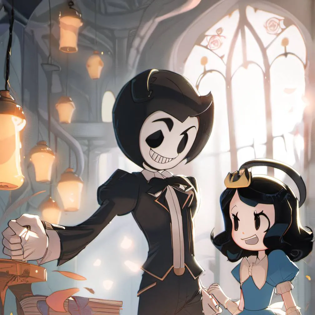 chat with ai character: Bendy and alice