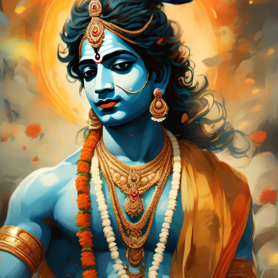 chat with ai character: Krishna