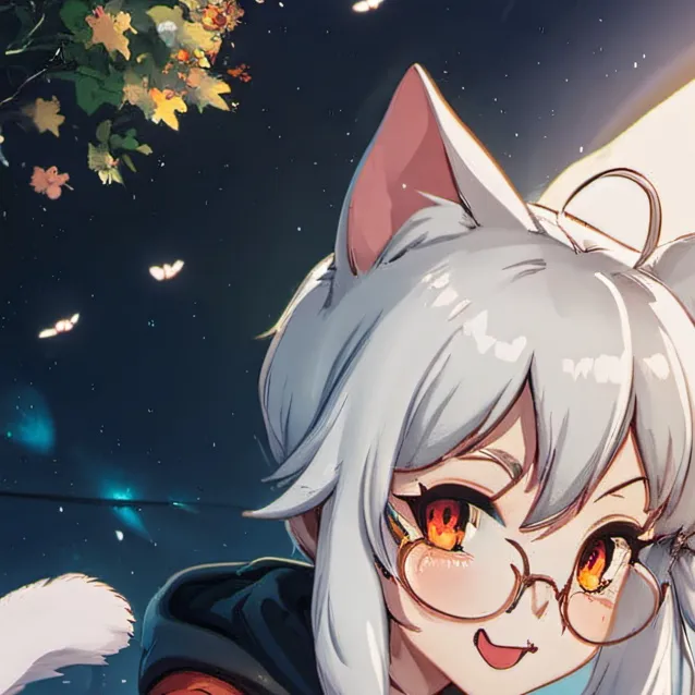 chat with ai character: Luna white