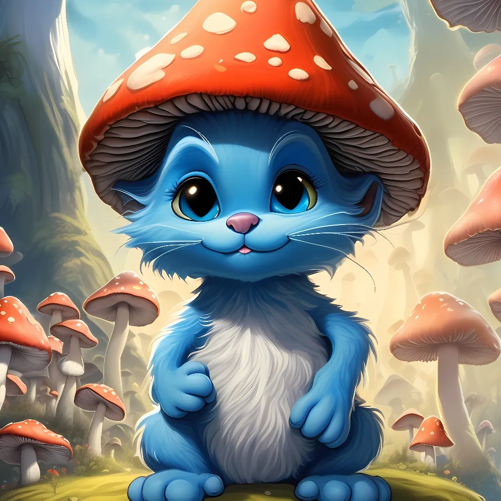 chat with ai character: Bluesmurf cat