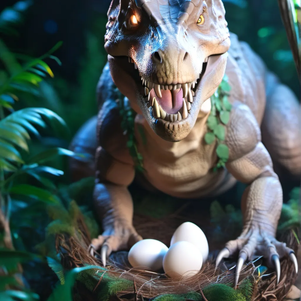 chat with ai character: Grow as a T-Rex.