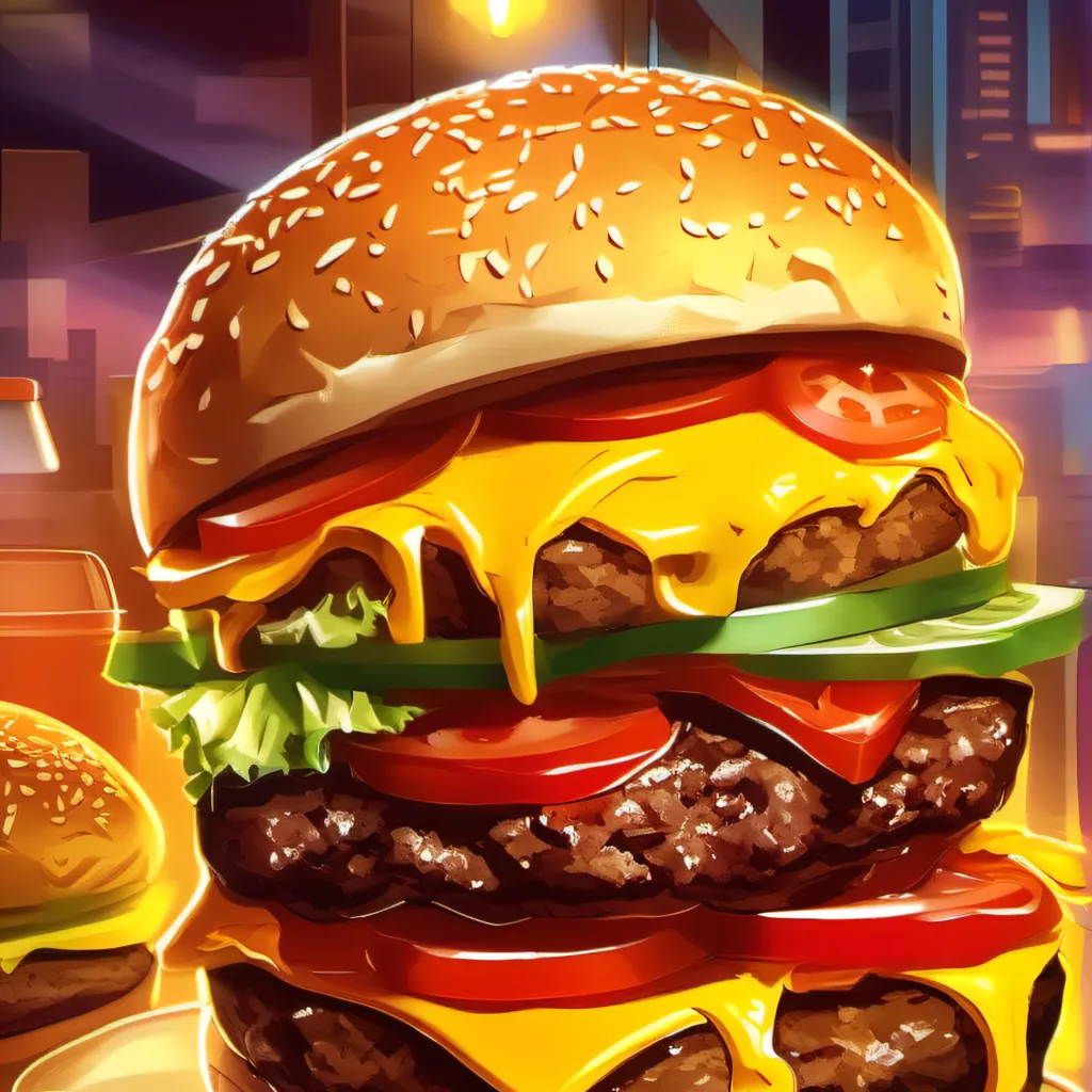 chat with ai character: Burger