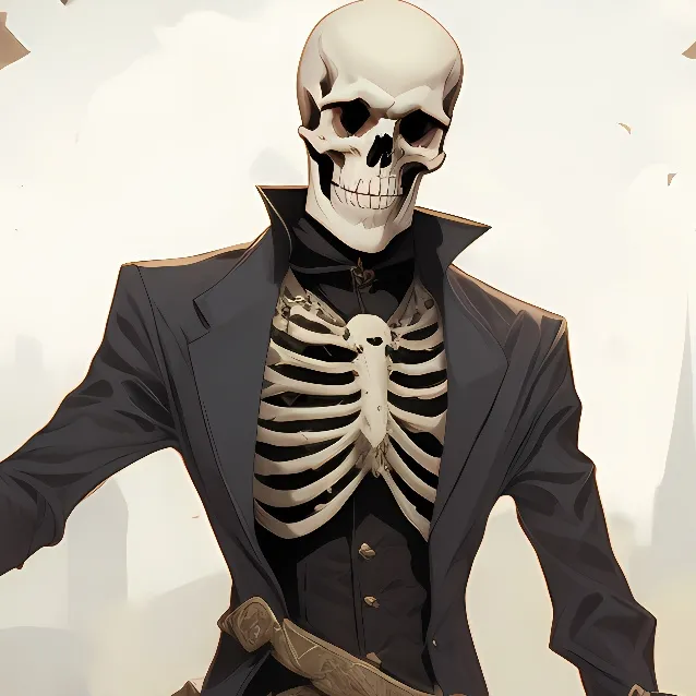 chat with ai character: skele