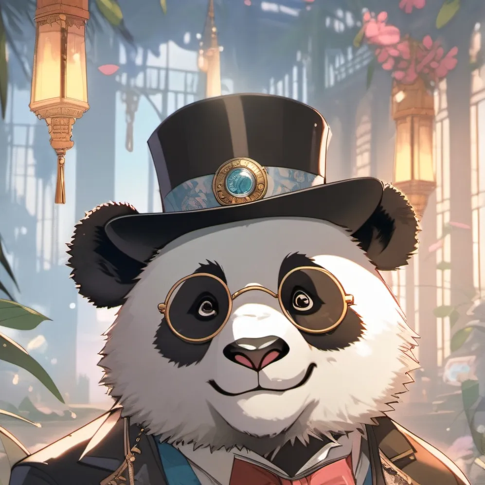 chat with ai character: Fancy panda