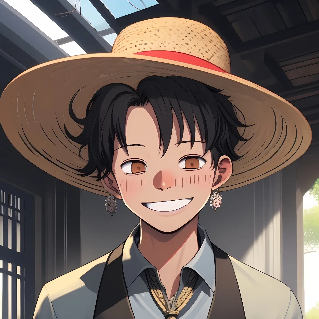 chat with ai character: Luffys son