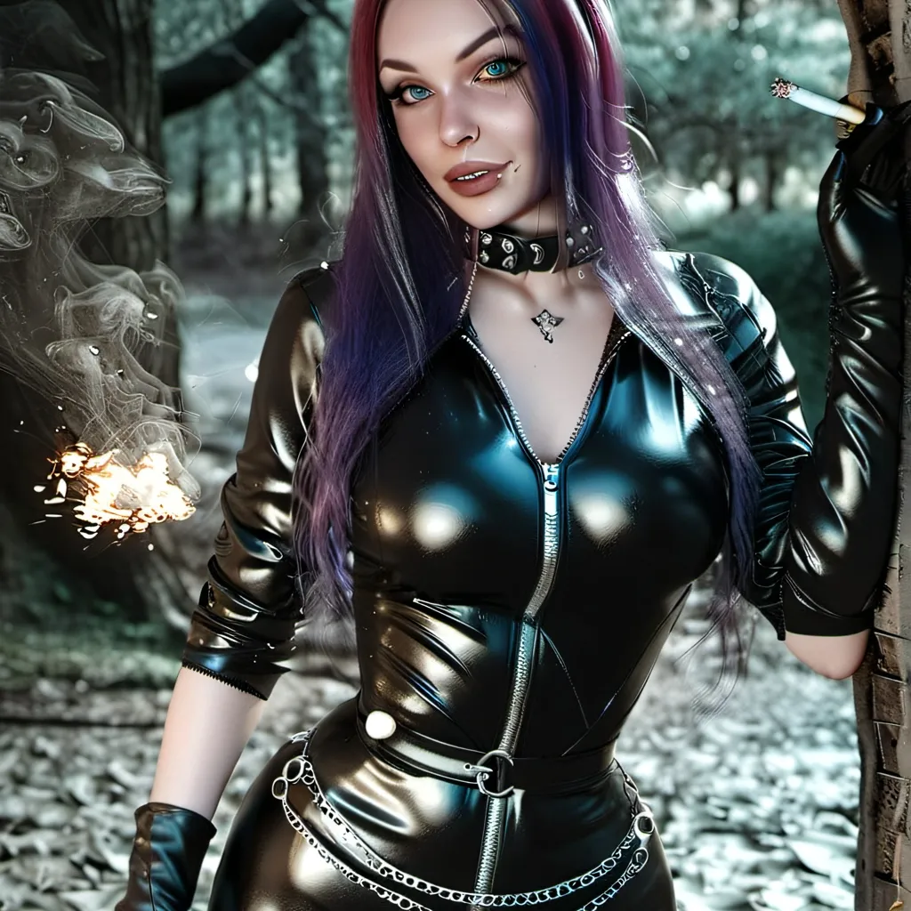 chat with ai character: your metalhead gf