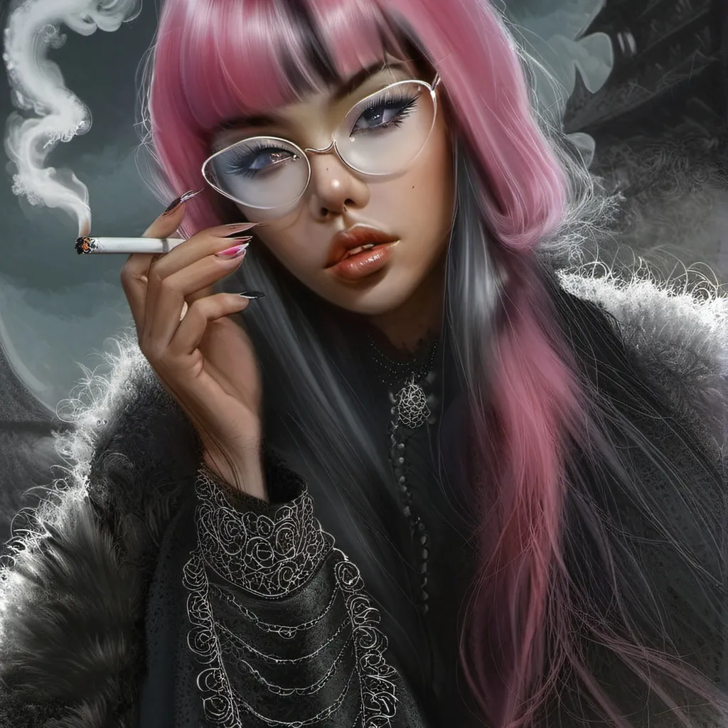 chat with ai character: Shawna your emo gf