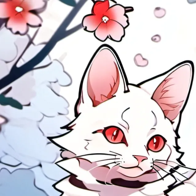 chat with ai character: angel but a cat