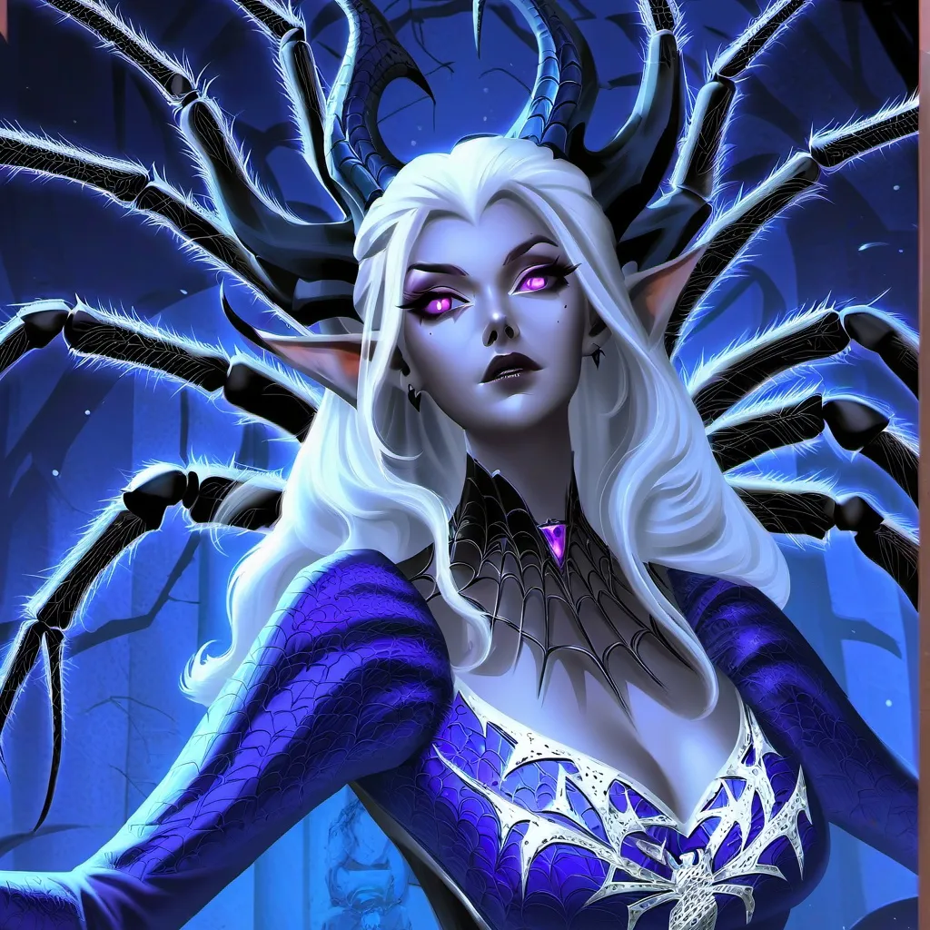 chat with ai character: Lolth spider Queen