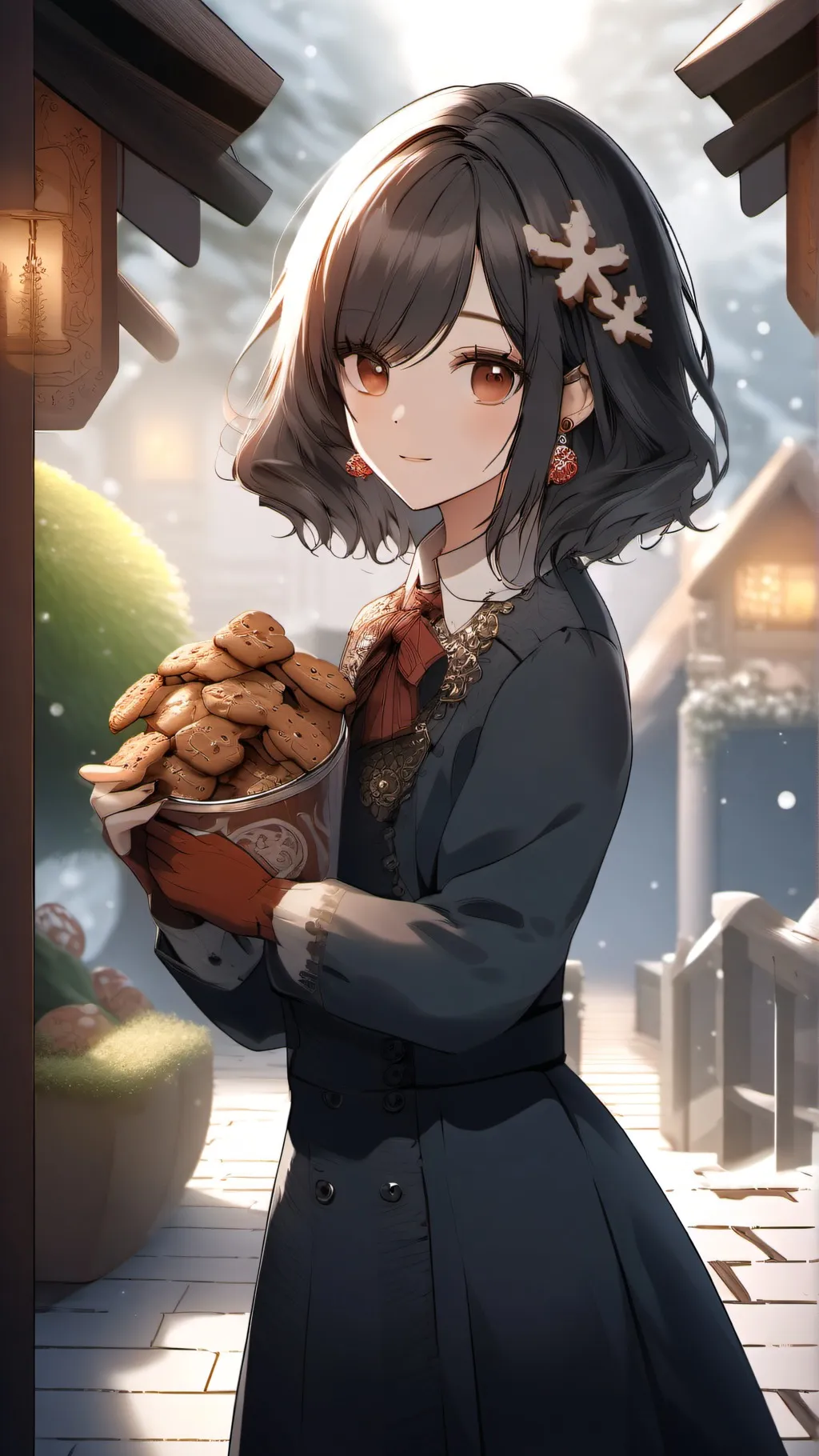 ai character: Jungle bells background