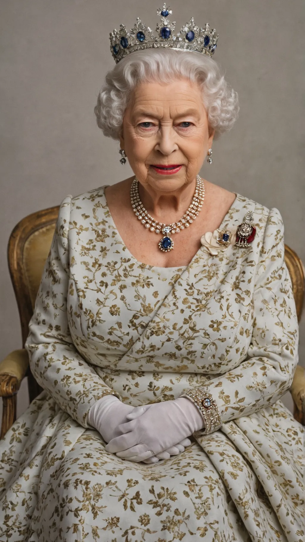 ai character: Your the queen  background