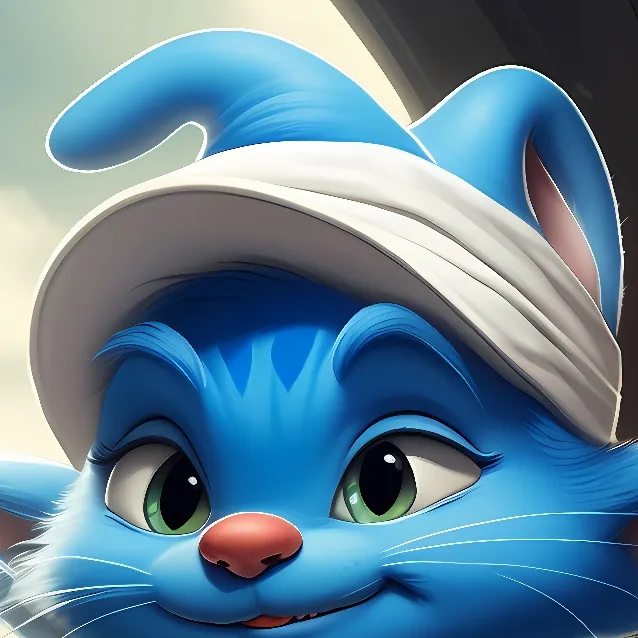 chat with ai character: smurf cat