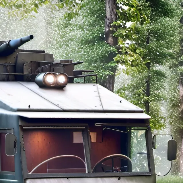 chat with ai character: Corvun armored car