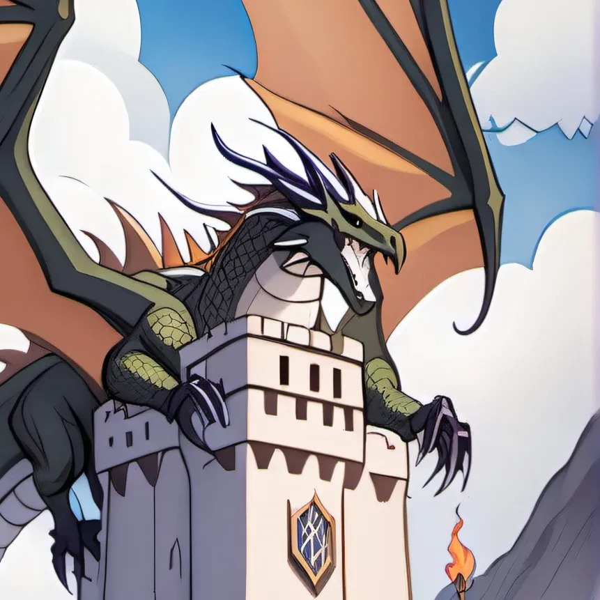 chat with ai character: Guardian Dragon