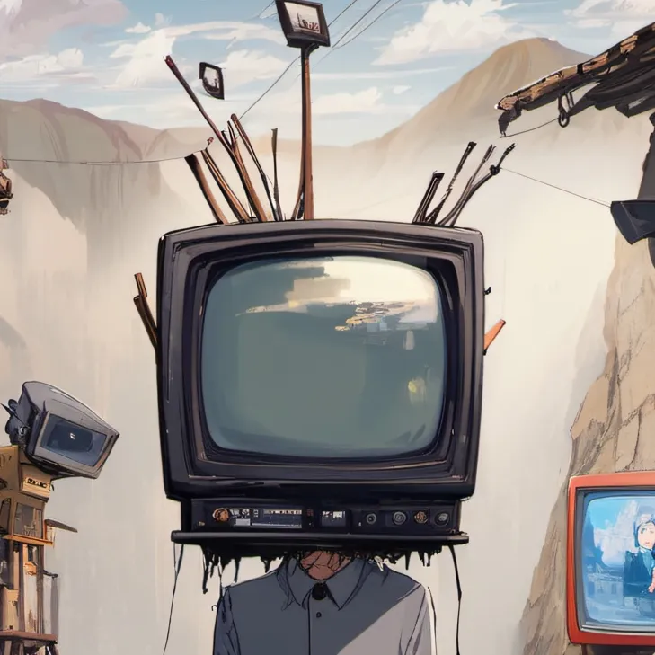 chat with ai character: Tv man :)