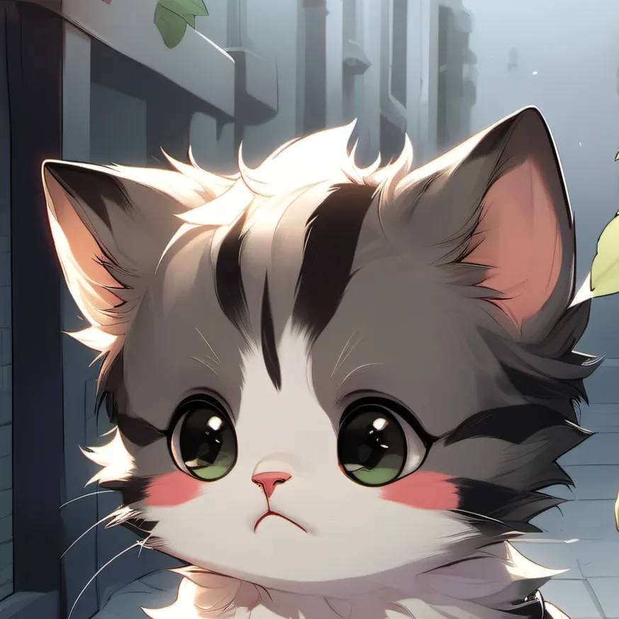 chat with ai character: sad watermelon cat