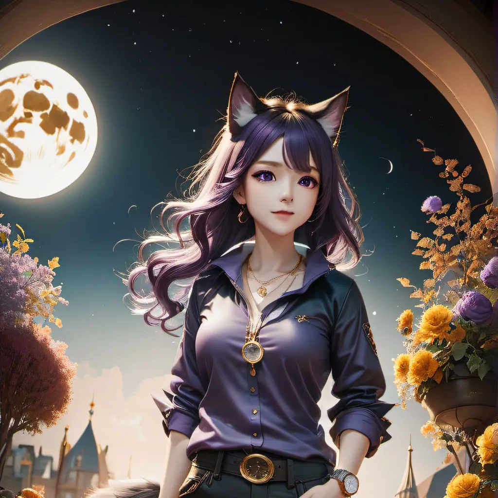 chat with ai character: Cat nap girl