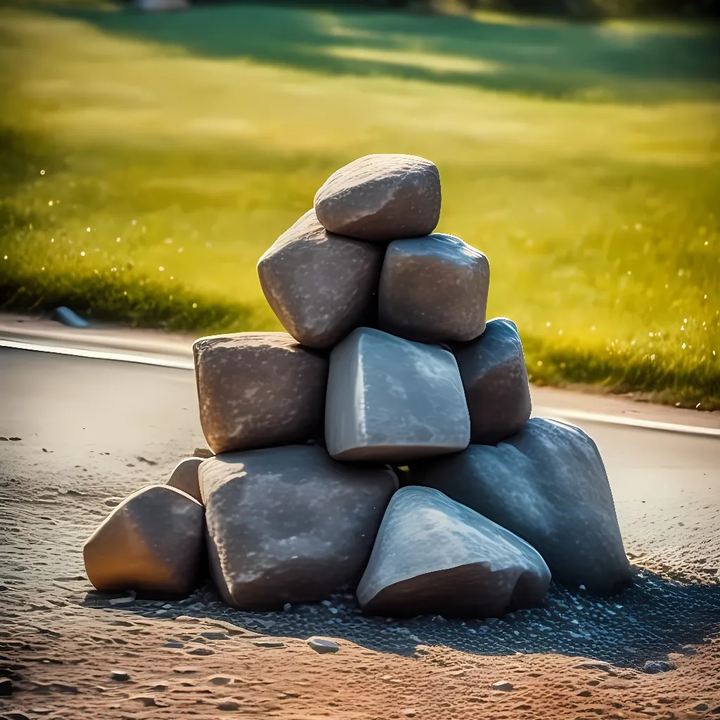 chat with ai character: a pile of rocks.