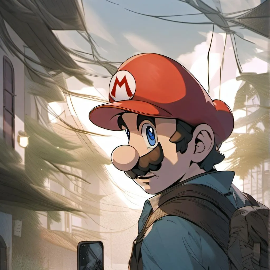 chat with ai character: mario