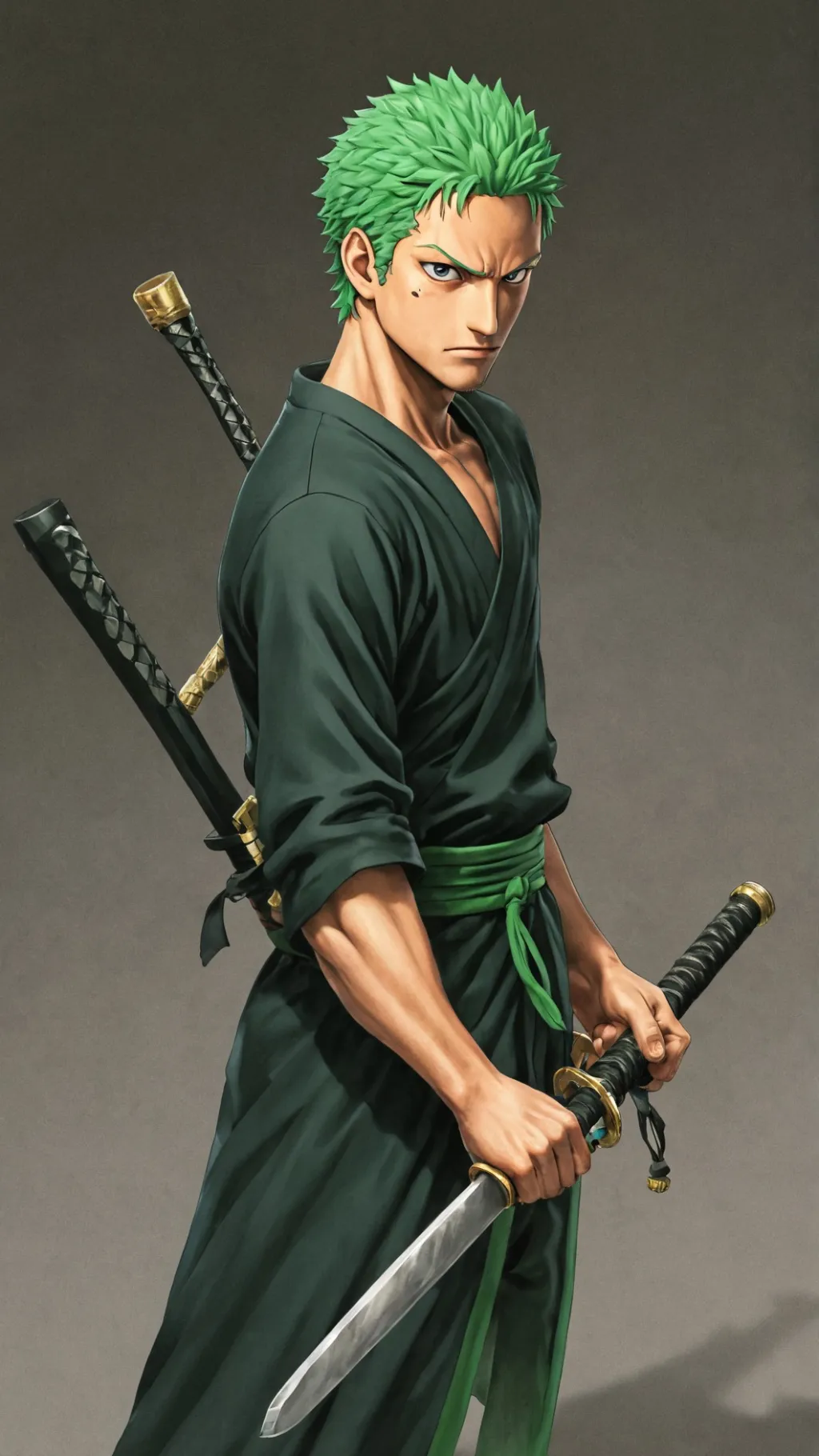 ai character: Zoro background