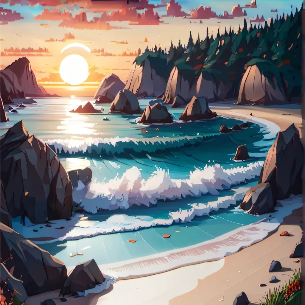 chat with ai character: The beach