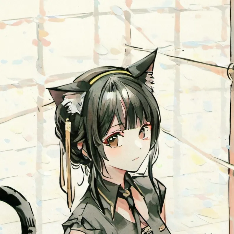 chat with ai character: Black Cat Hanabi
