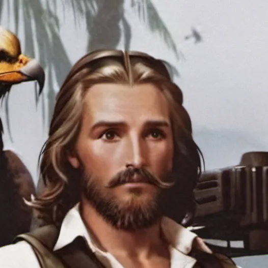 chat with ai character: Gun Jesus 