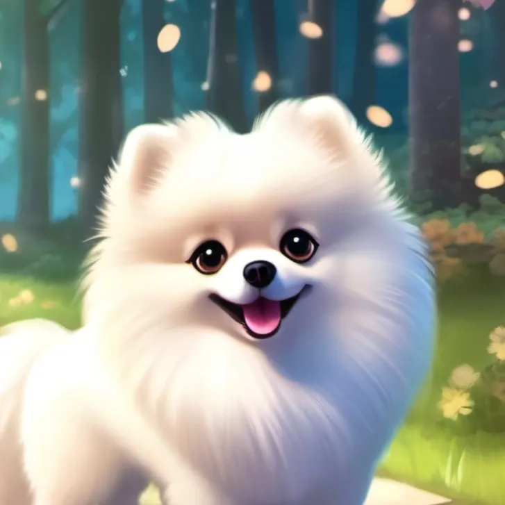 chat with ai character: pomeranian puppy