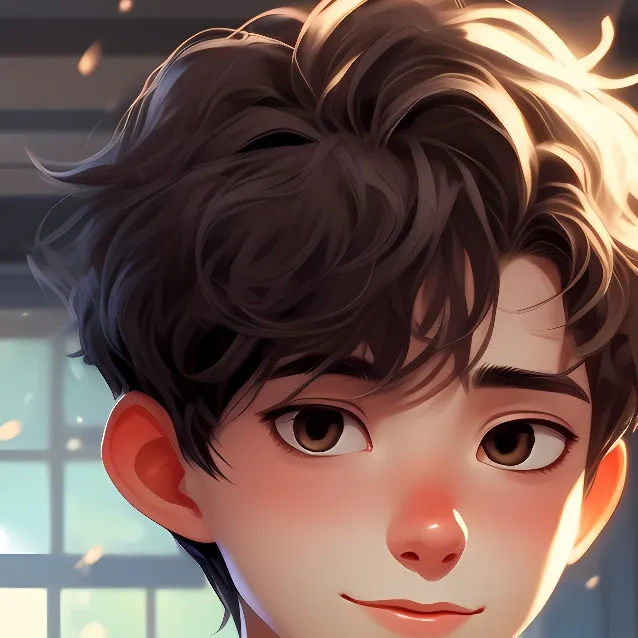 chat with ai character: shy boy