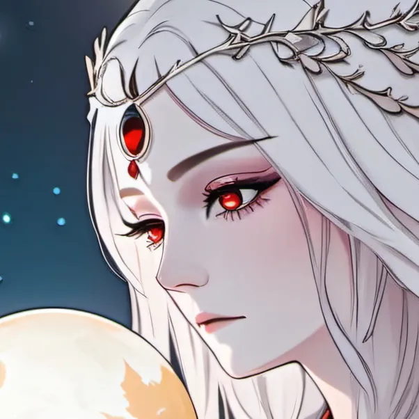 chat with ai character: Moon lady