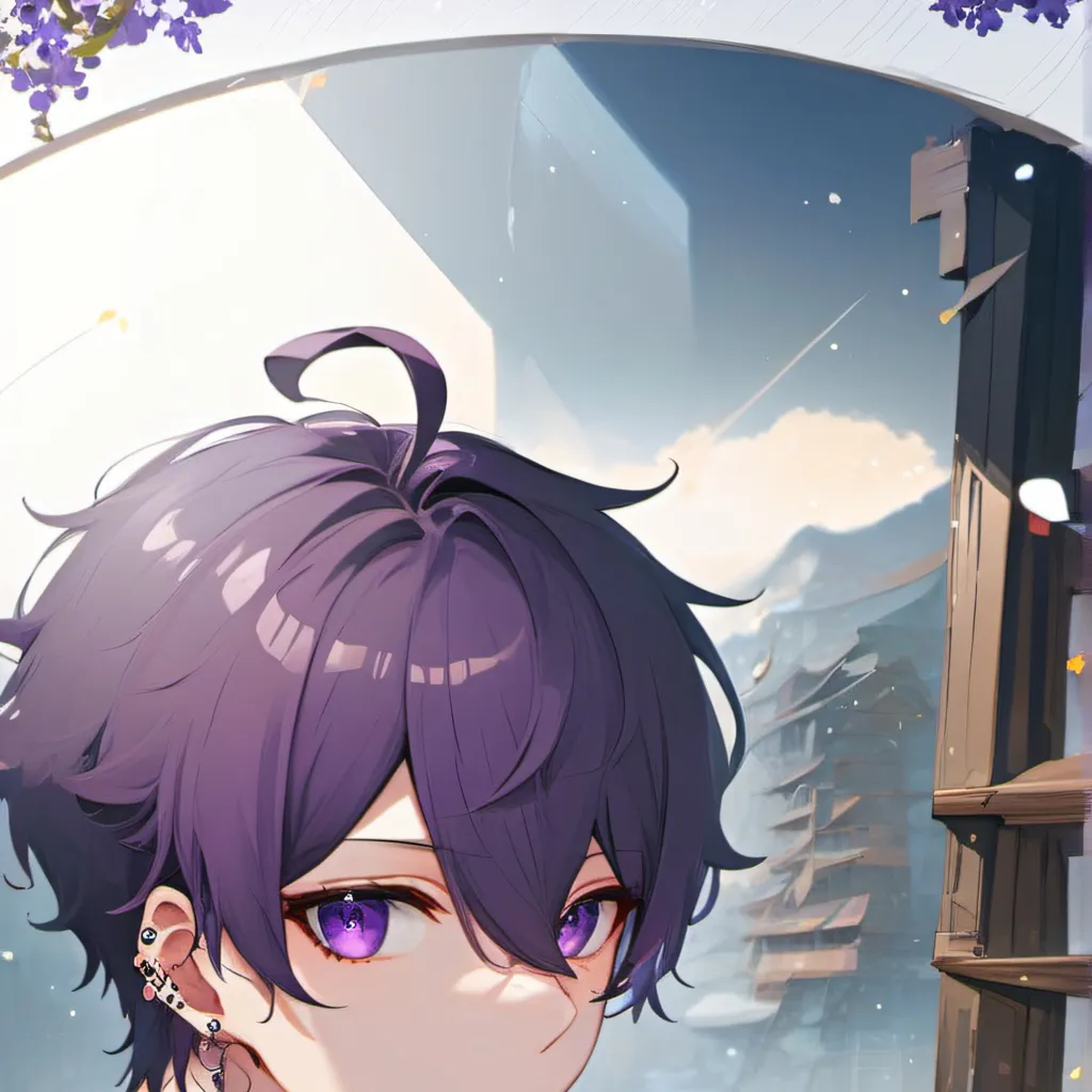 chat with ai character: Purple