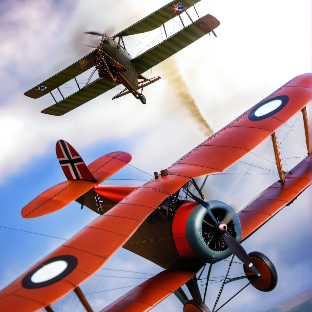 chat with ai character: ww1 dogfight