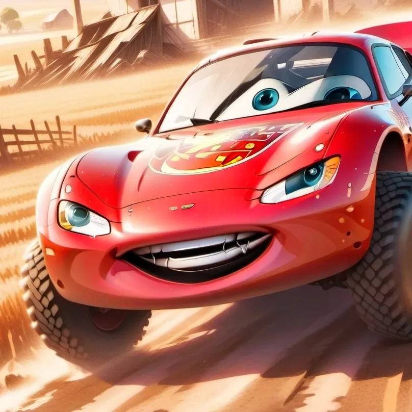 chat with ai character: R lighting mcqueen